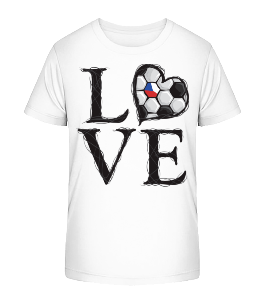 Football Amour Tchéquie · T-shirt bio Enfant Stanley Stella 2.0