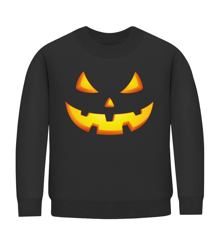 Citrouille Face Mal · Sweatshirt Enfant