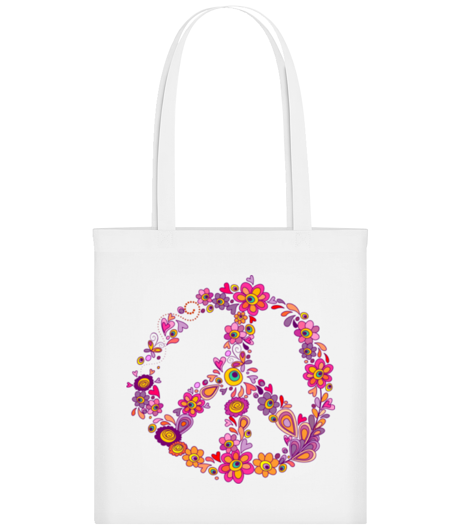 Peace Sign Flowers · Tote Bag