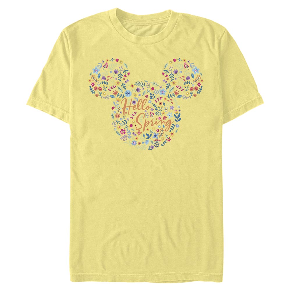 Disney - Mickey Mouse - Mickey Floral Ears - Homme T-shirt