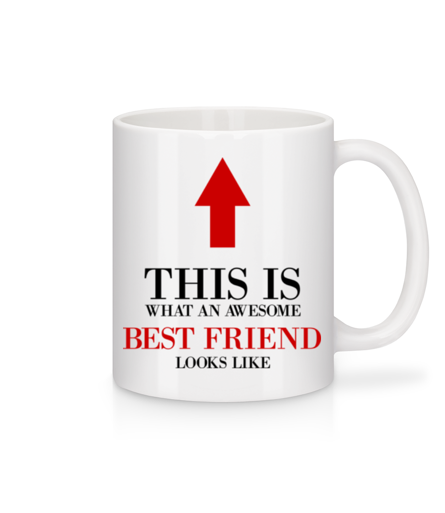 Awesome Best Friend · Mug en céramique blanc
