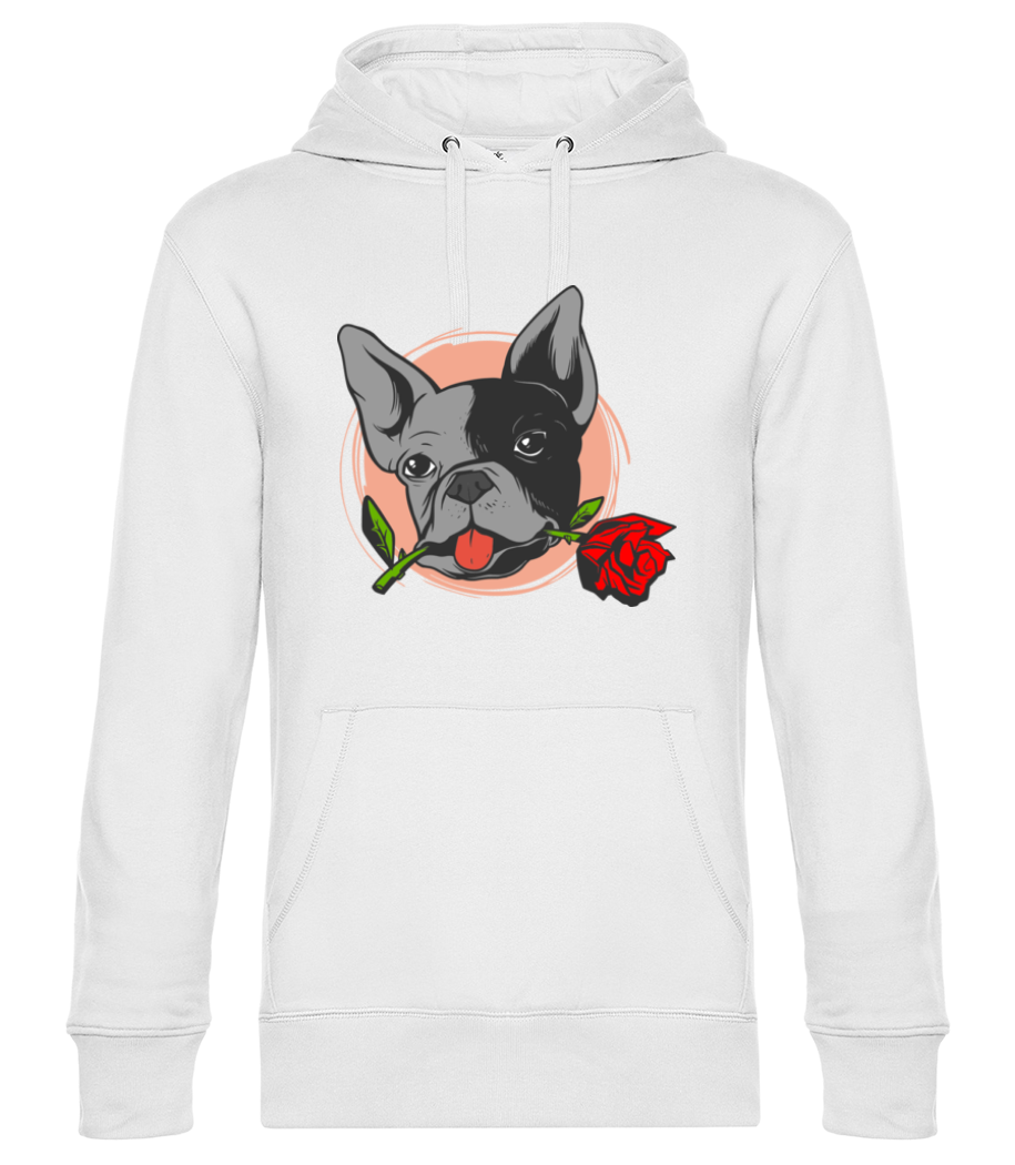 Bulldog Rose · Sweat à capuche standard homme