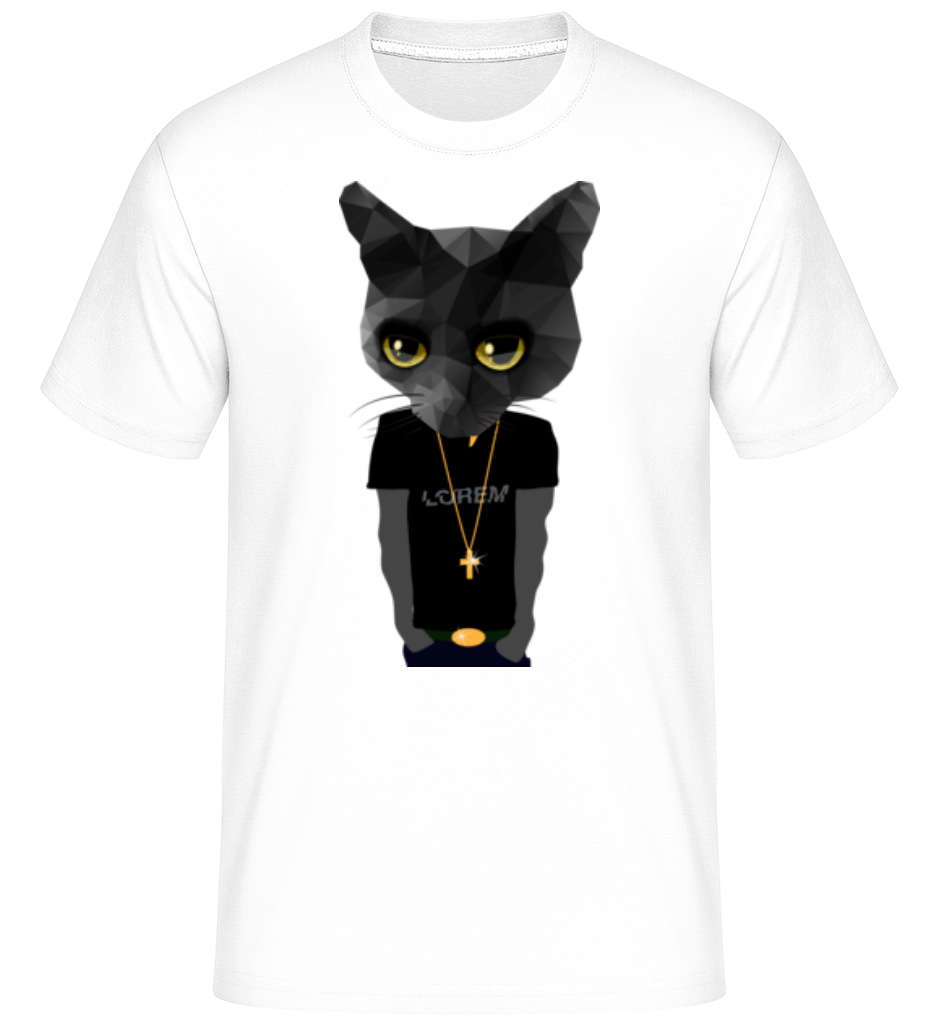 Gangsta De Chat De Polygone ·  T-Shirt Shirtinator homme