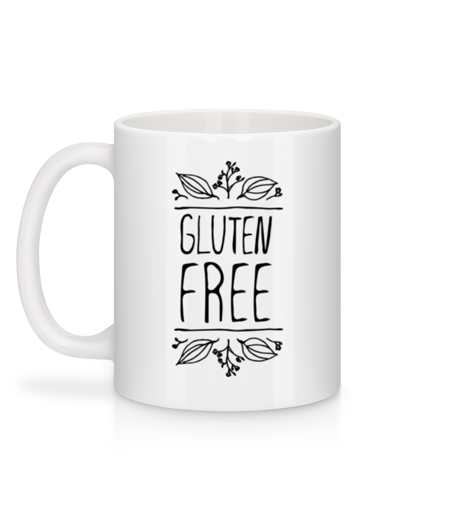 Gluten Free - Mug en céramique blanc - Blanc - Derrière