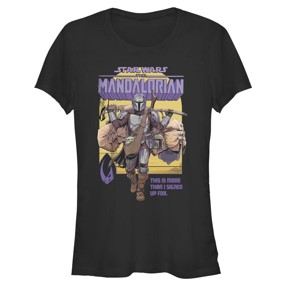 Star Wars - The Mandalorian - Mando et l'Enfant Signed Up Mando - Femme T-shirt