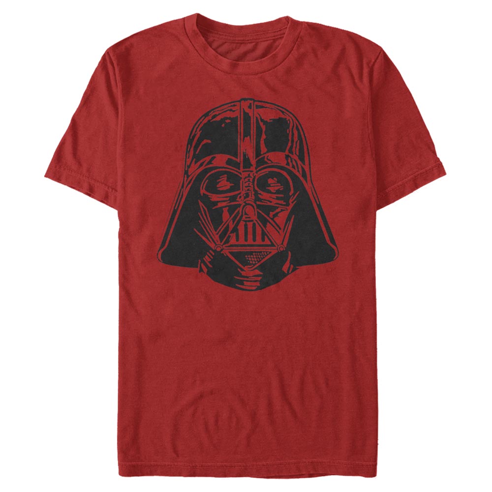 Aperçu: Star Wars - Darth Vader Face - Homme T-shirt - Rouge - Devant
