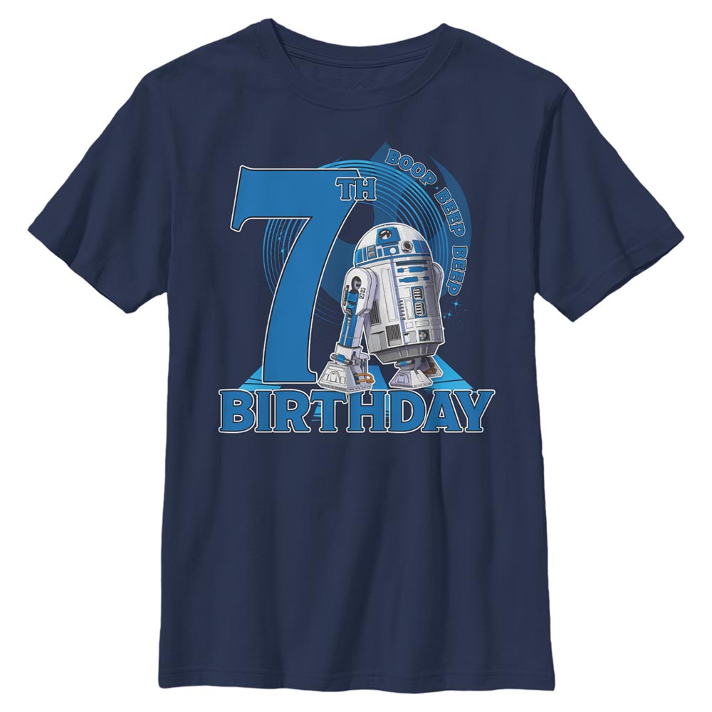 Star Wars - R2-D2 7th Birthday With R2D2 - Birthday - Enfant T-shirt