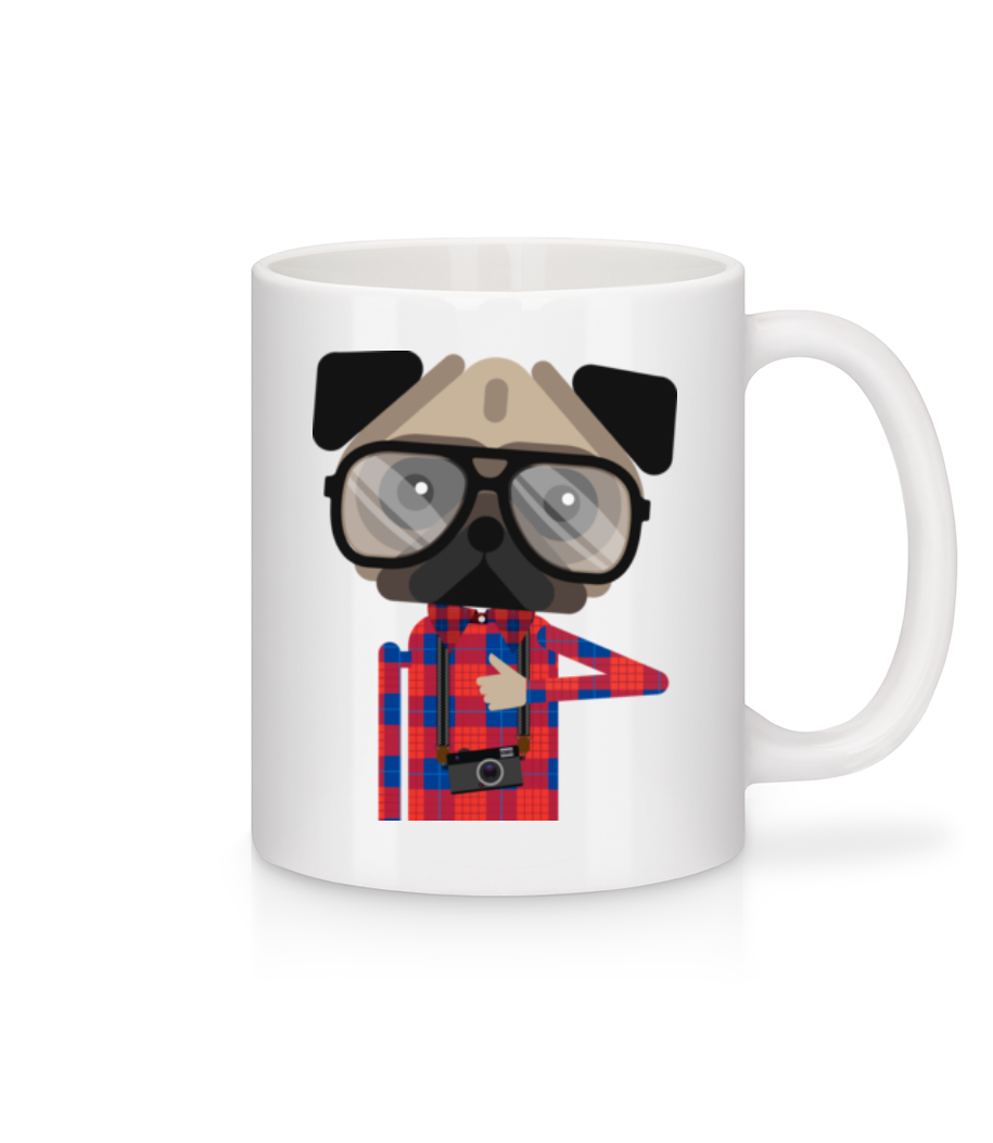 Chien Ringard · Mug en céramique blanc