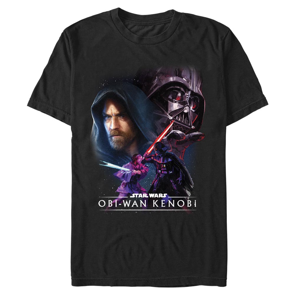 Star Wars - Obi-Wan Kenobi - Obi-Wan Kenobi & Darth Vader Big Face Off - Homme T-shirt