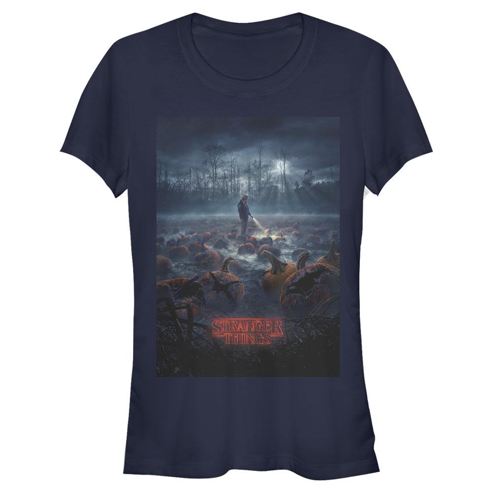 Netflix - Stranger Things - Hopper Pumpkin Poster - Femme T-shirt
