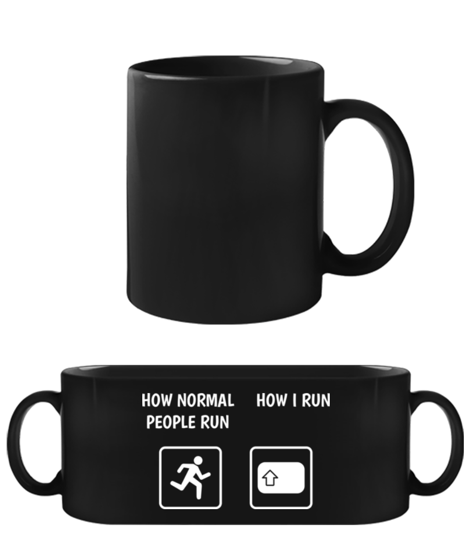 How I Run · Tasse Noire