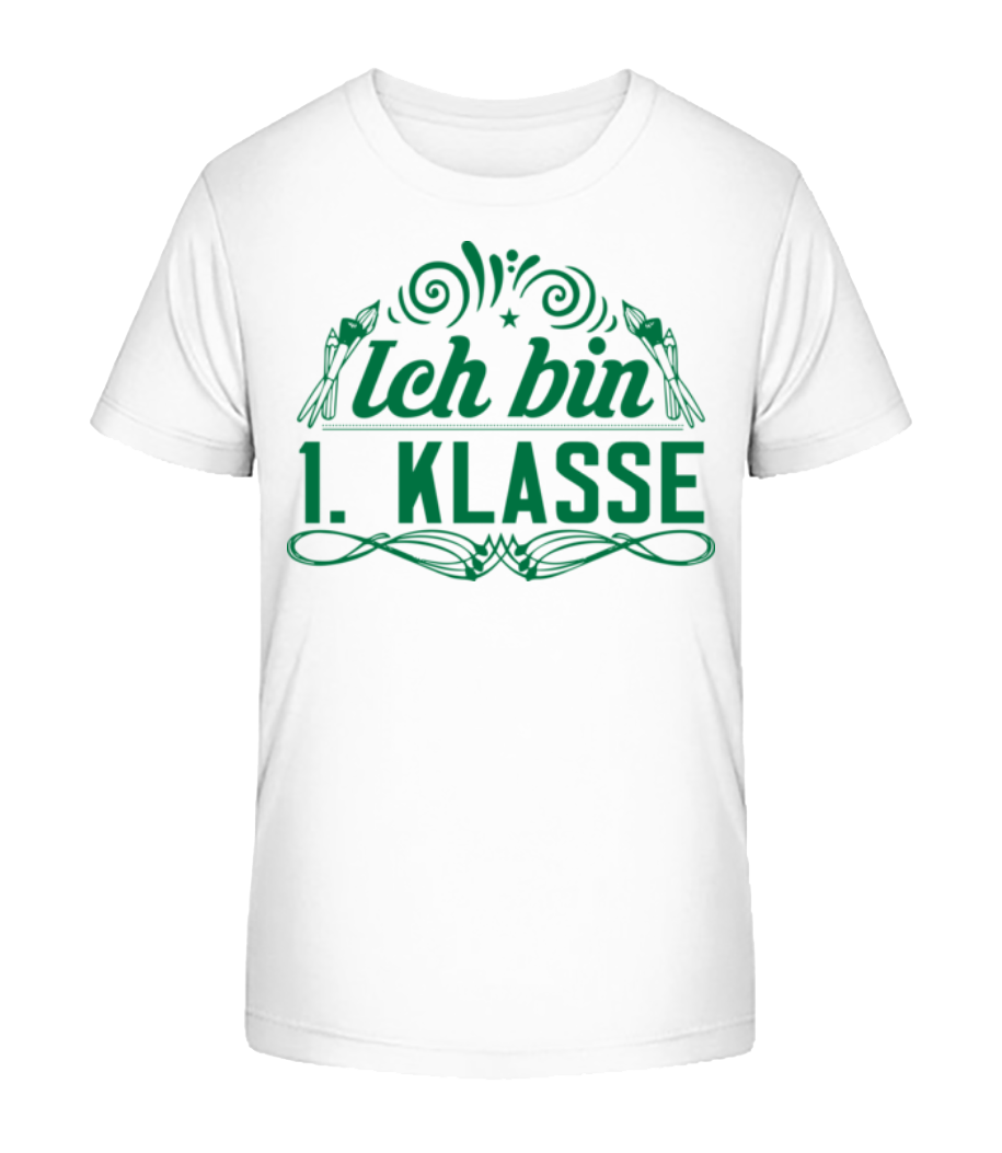 Ich Bin Erste Klasse · Kinder Bio T-Shirt Stanley Stella 2.0