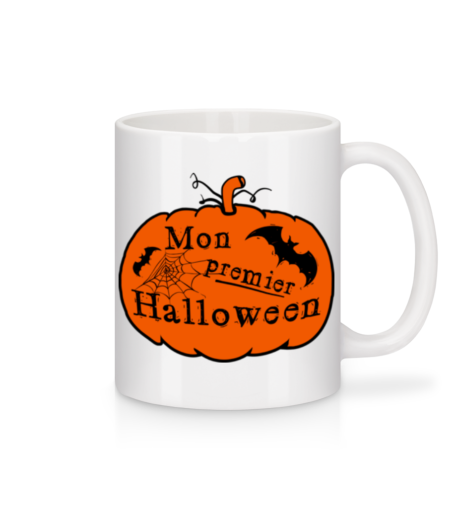 Aperçu: Mon Premier Halloween - Mug en céramique blanc - Blanc - Devant