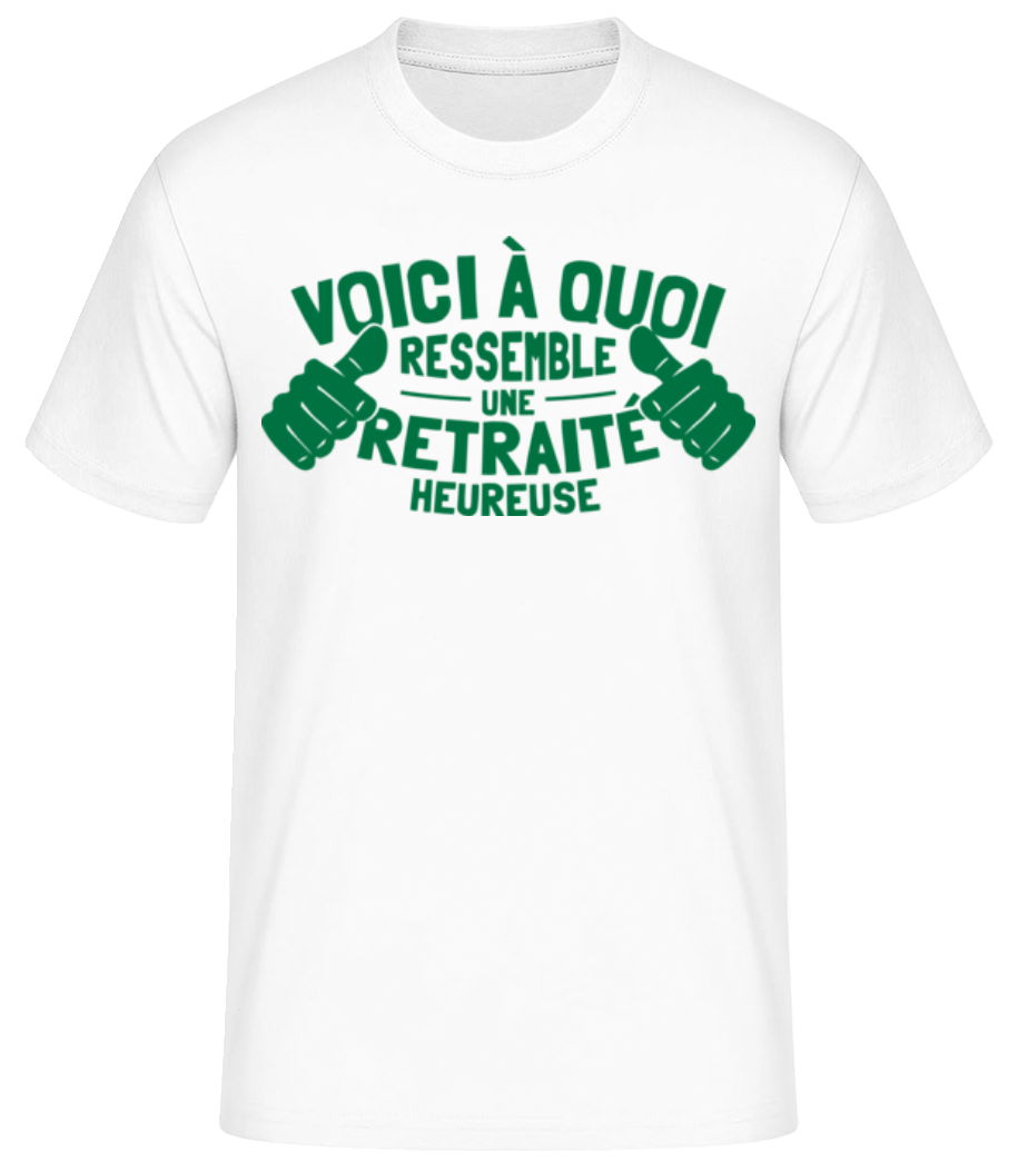 Une Retraitée Heureuse · T-shirt standard Homme