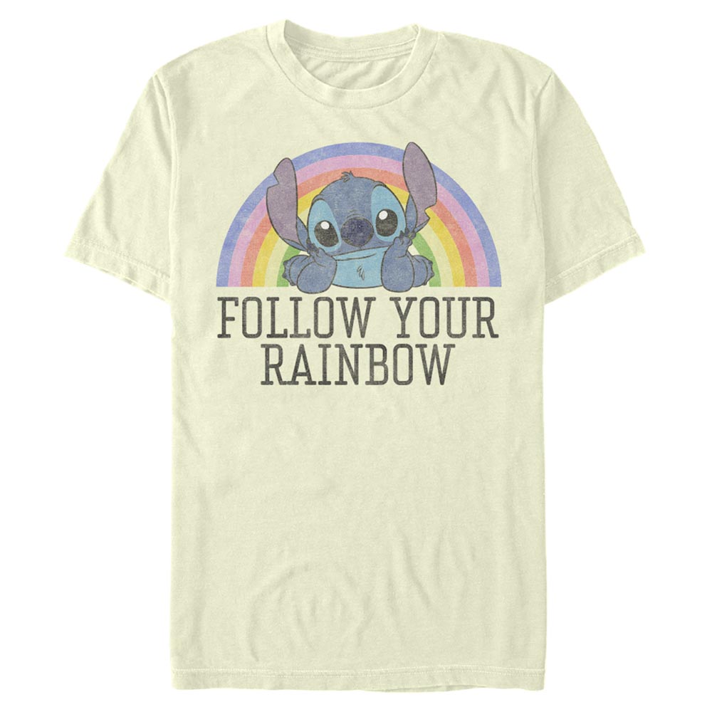Disney Classics - Lilo & Stitch - Stitch Rainbow - Homme T-shirt