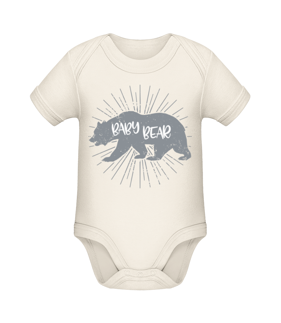 Aperçu: Baby Bear - Body manches courtes bio - Crème - Devant