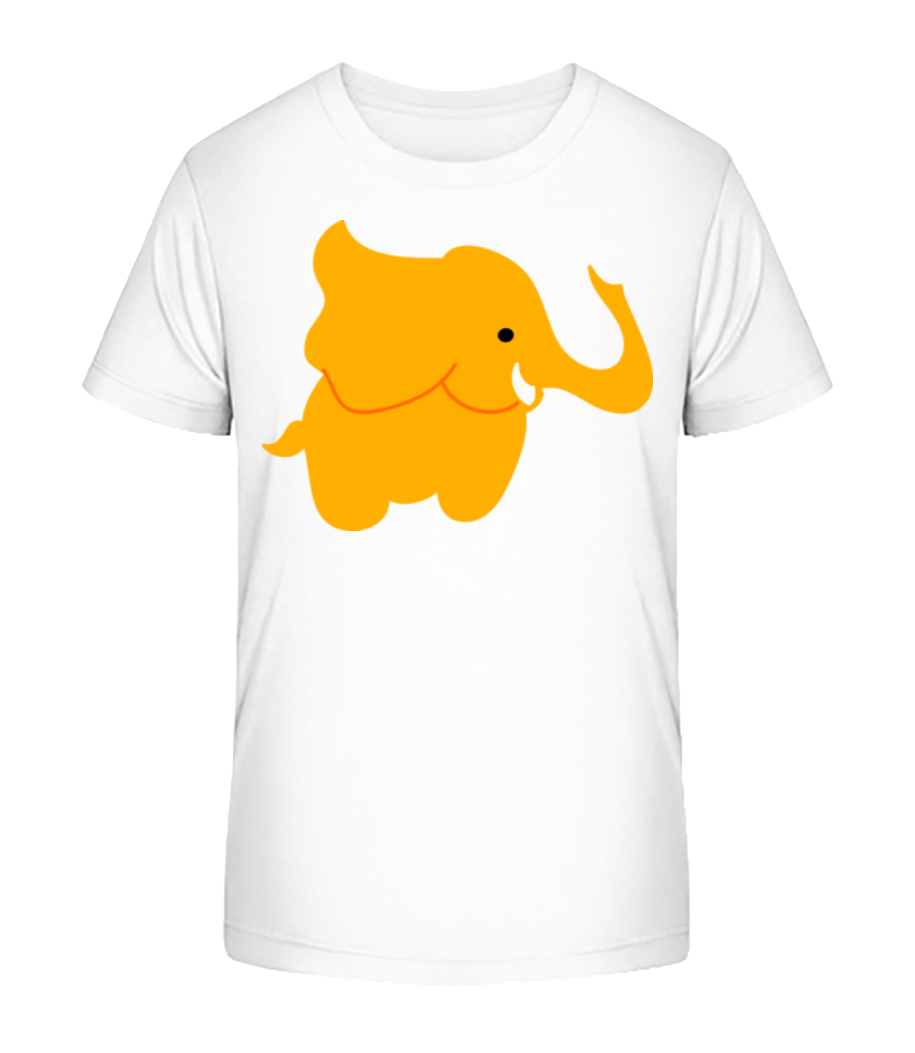 Aperçu: Enfant Comic - Éléphant - T-shirt bio Enfant Stanley Stella 2.0 - Blanc - Devant