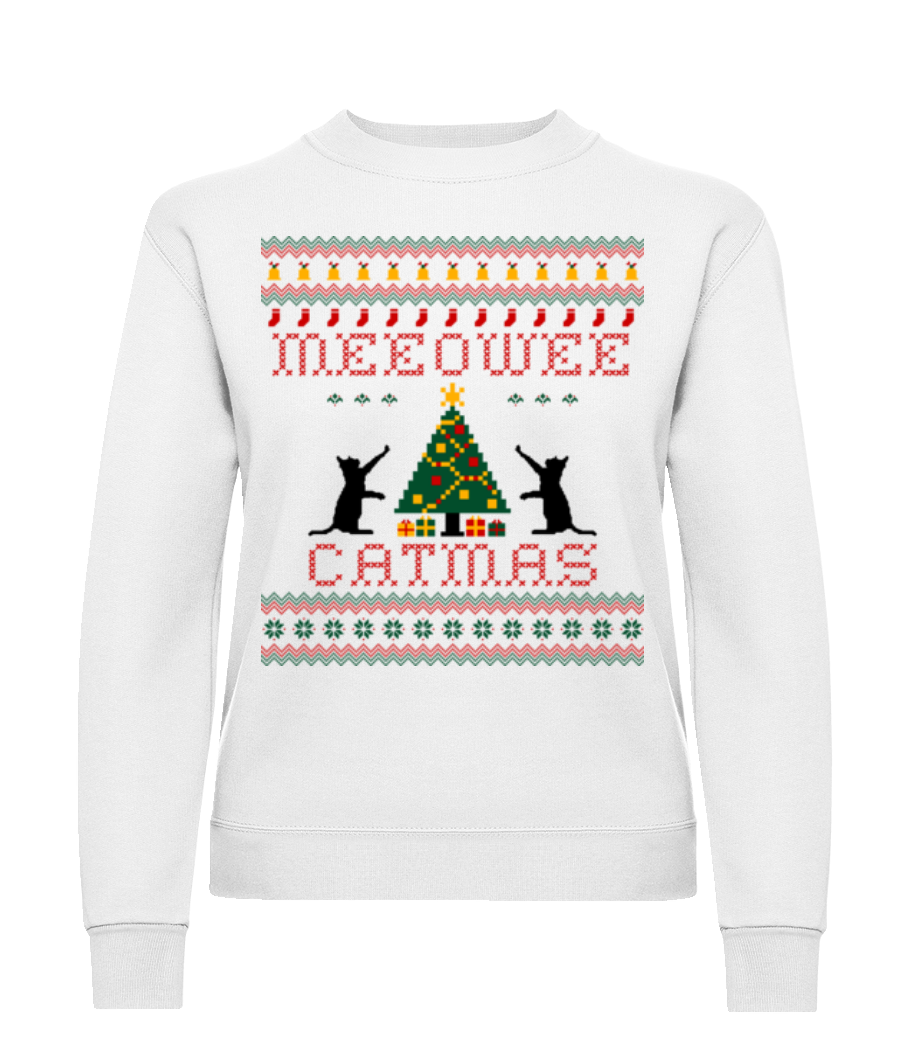 MEEOWEE Catmas · Sweatshirt Femme