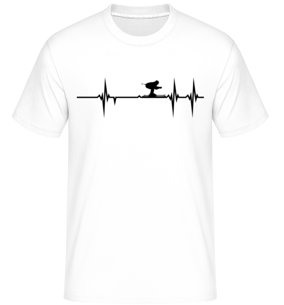Battement de coeur de ski ·  T-Shirt Shirtinator homme