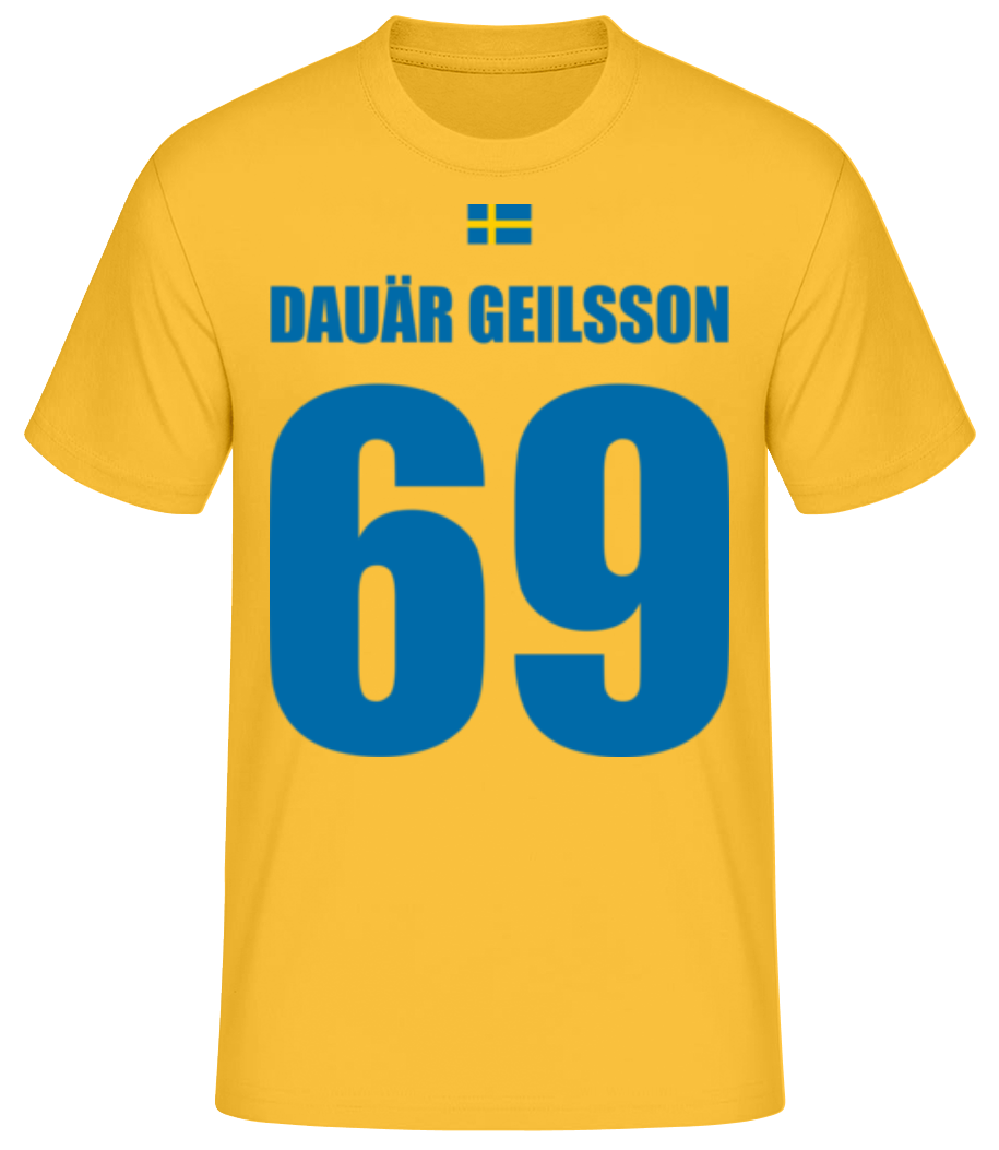 Schweden Fußball Trikot Dauär Geilsson · Männer Basic T-Shirt