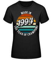 1994 The Year Of Champions - Women's Basic T-Shirt - Black - Front 1994 The Year Of Champions - Women's Basic T-Shirt - Black - Front