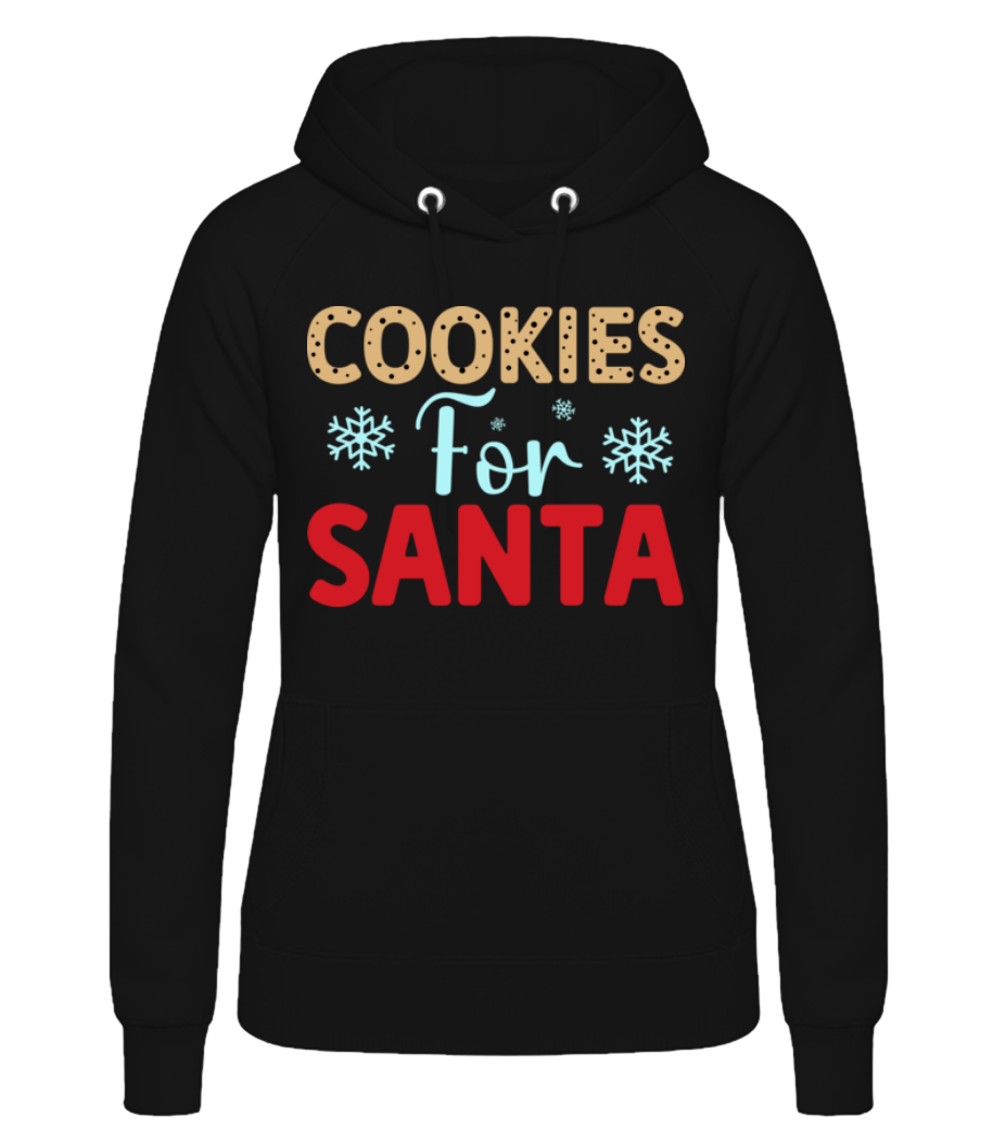 Cookies For Santa · Sweat à capuche basique pour femme