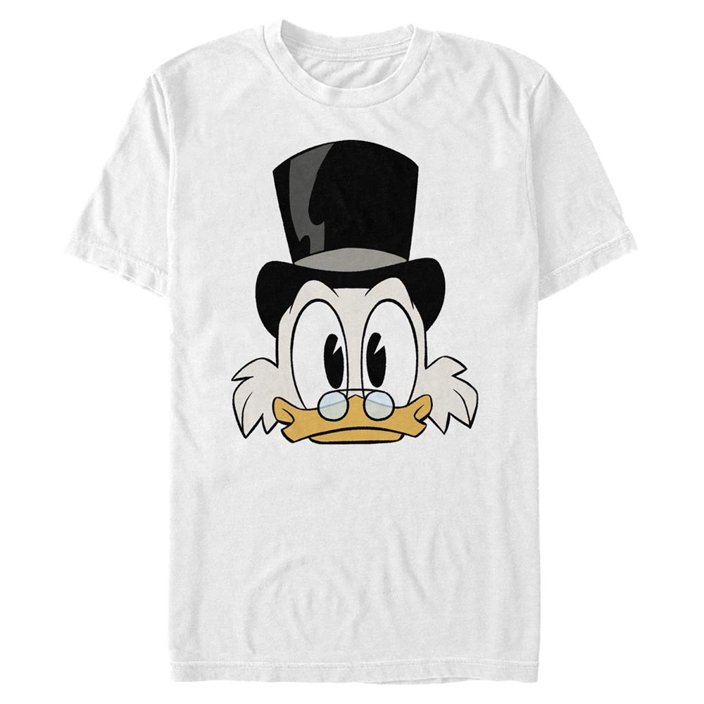 Disney Classics - La Bande à Picsou - Balthazar Picsou Scrooge Big Face - Homme T-shirt