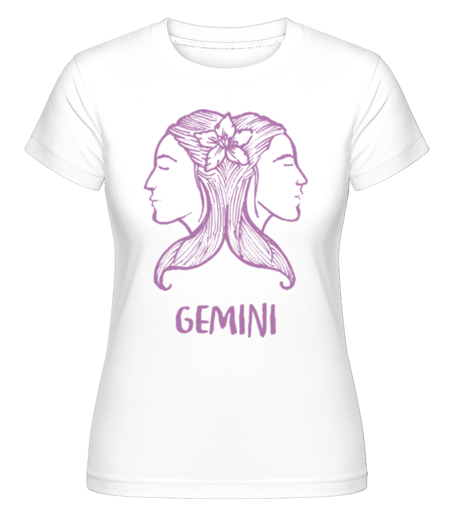 Scribble Style Zodiac Sign Gemini ·  T-shirt Shirtinator femme
