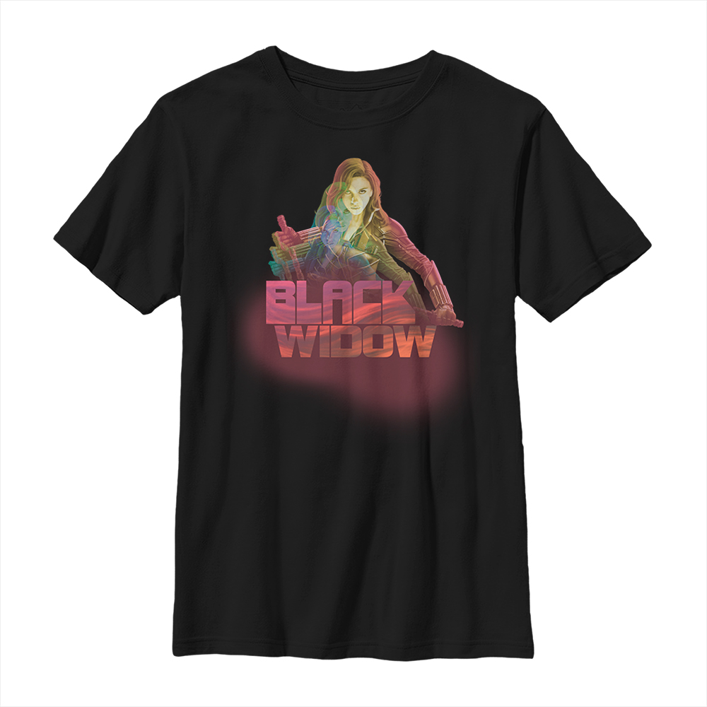 Aperçu: Marvel - Black Widow - Black Widow - Enfant T-shirt - Noir - Devant