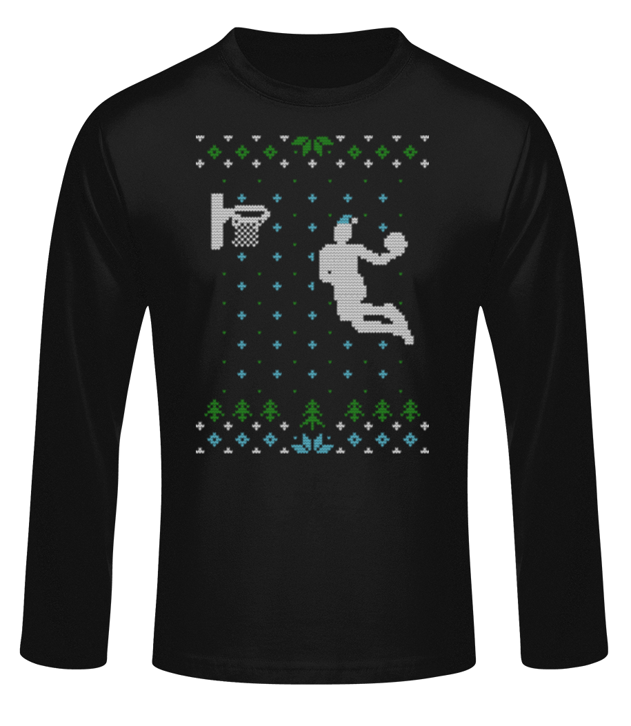 Basketball Dunk Christmas · T-shirt à manches longues standard Homme