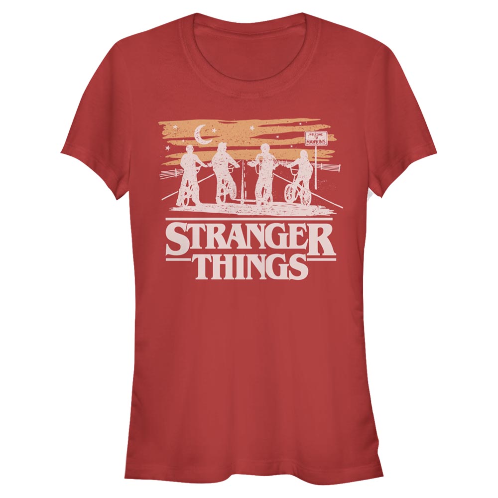 Netflix - Stranger Things - Photo de groupe Jank Drawing - Femme T-shirt