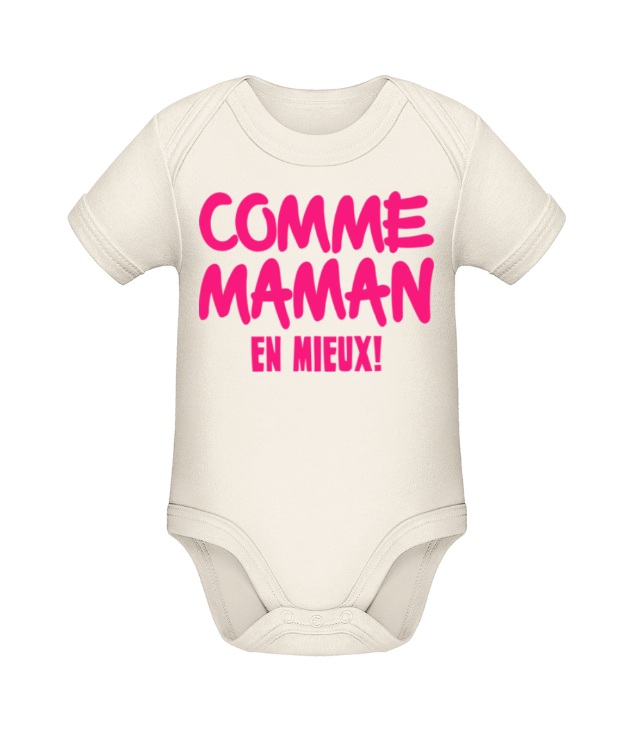 Comme Maman, En Mieux! · Body manches courtes bio