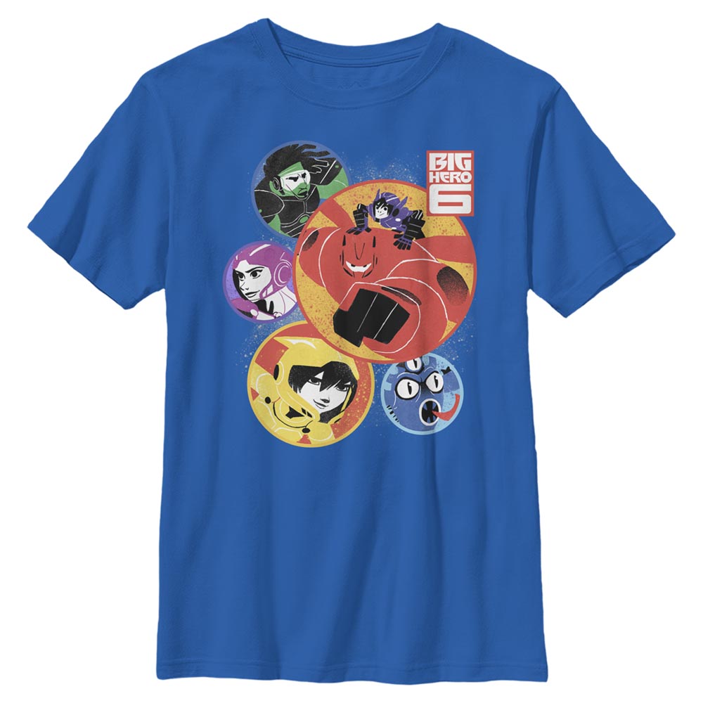 Disney - Les Nouveaux Héros - Photo de groupe Rounders - Enfant T-shirt