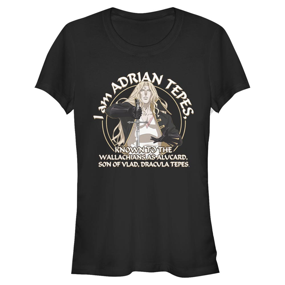 Netflix - Castlevania - Alucard Adrian Tepes Known As - Femme T-shirt