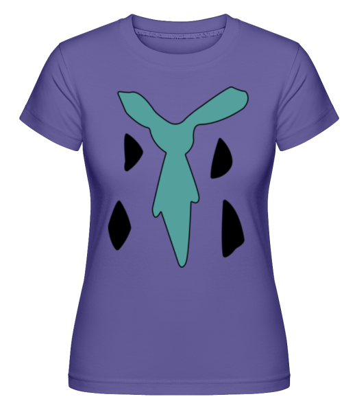 Fred Flintstone -  T-shirt Shirtinator femme - Pourpre - Devant