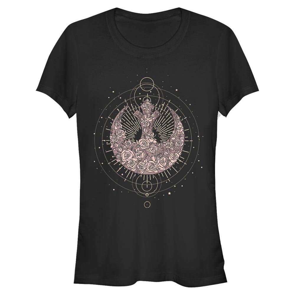Star Wars - Logo Celestial Rose Rebel - Femme T-shirt