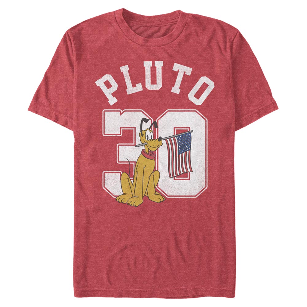 Disney Classics - Mickey Mouse - Pluto Collegiate - Homme T-shirt