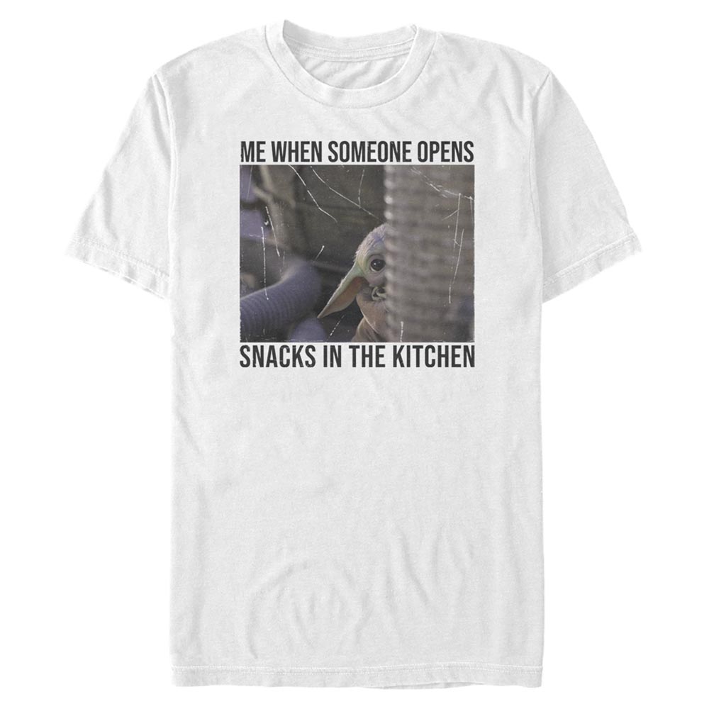Star Wars - The Mandalorian - L'Enfant Hears Snacks - Homme T-shirt