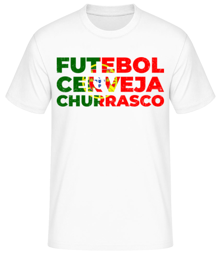 Futebol Cerveja Churrasco · T-shirt standard Homme