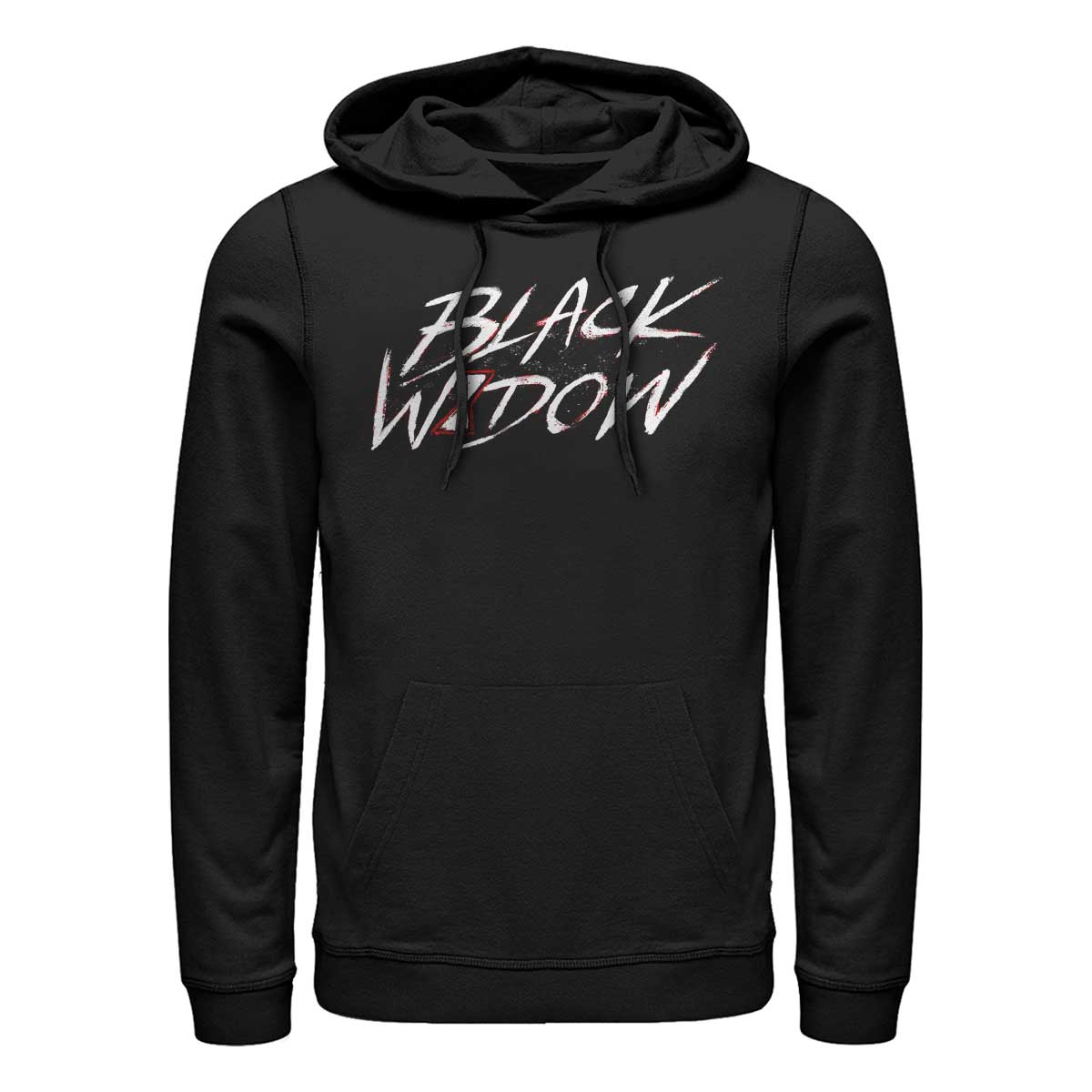 Vorschau: Marvel - Black Widow - Text Widow Paint - Unisex Hoodie - Schwarz - Vorne
