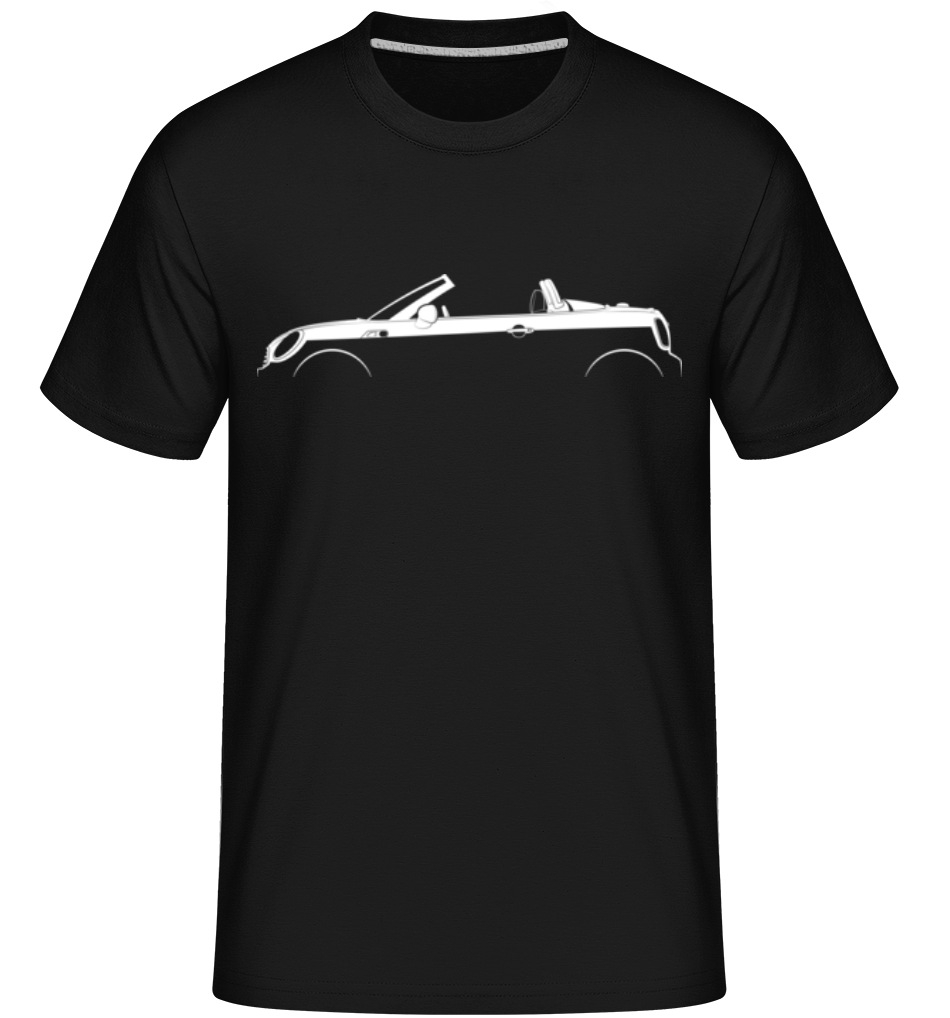 Aperçu: 'Mini Cooper S Roadster R59' Silhouette -  T-Shirt Shirtinator homme - Noir - Devant