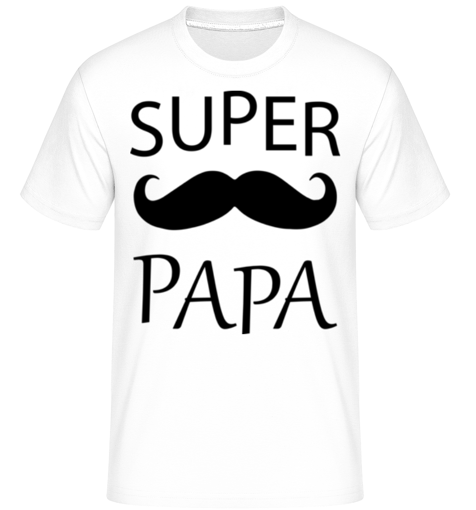 Super Papa Mustache ·  T-Shirt Shirtinator homme