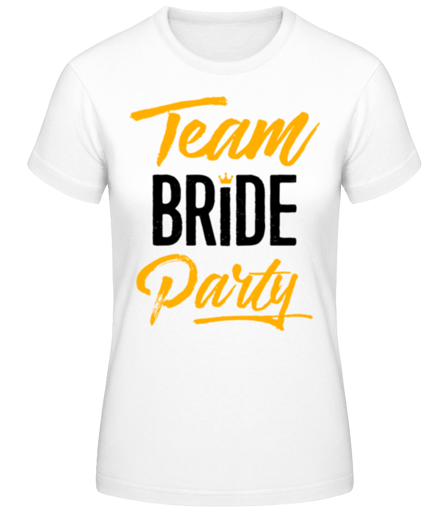 Team Bride Party - T-shirt standard Femme - Blanc - Devant