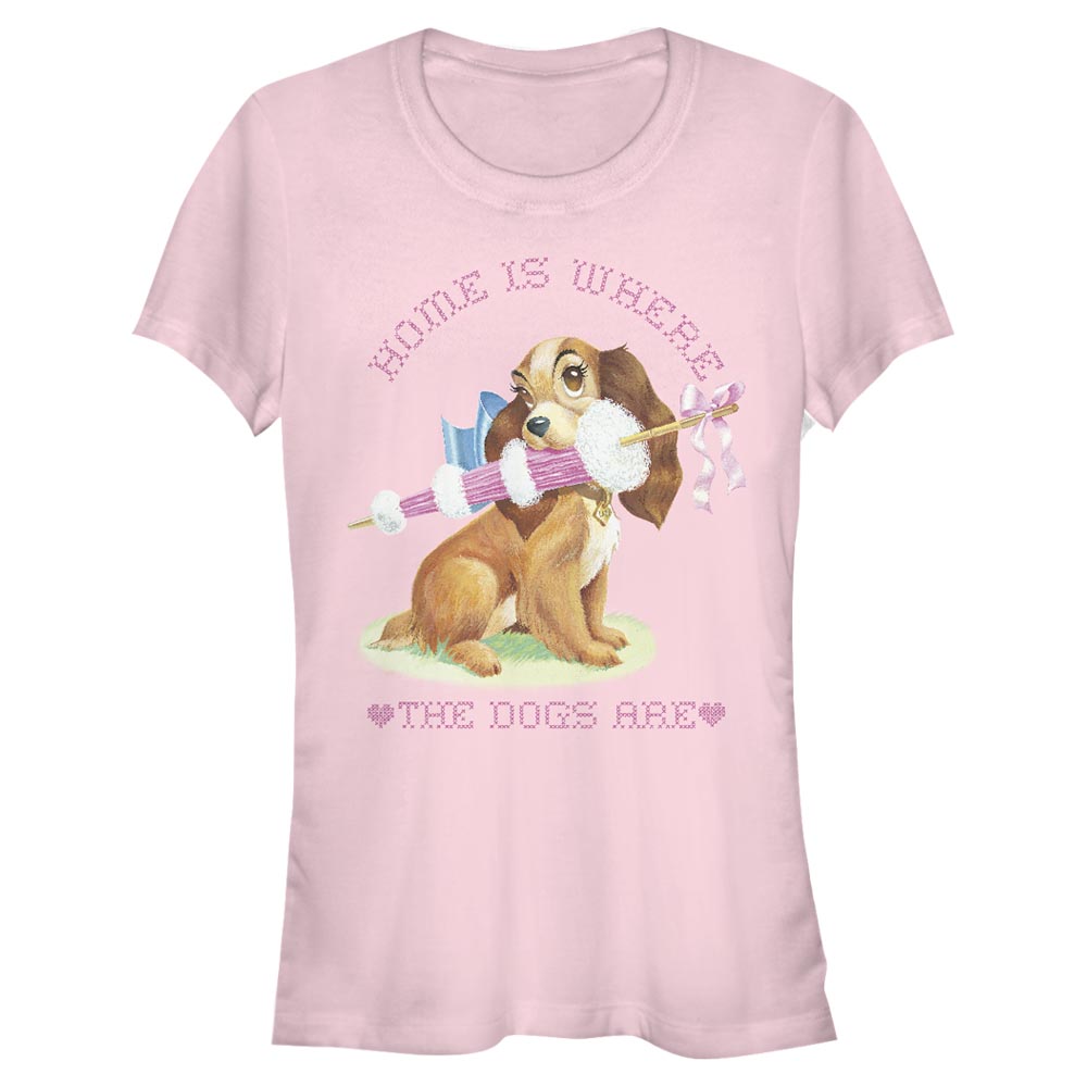 Disney Classics - La Belle et le Clochard - Lady Home Dog - Femme T-shirt