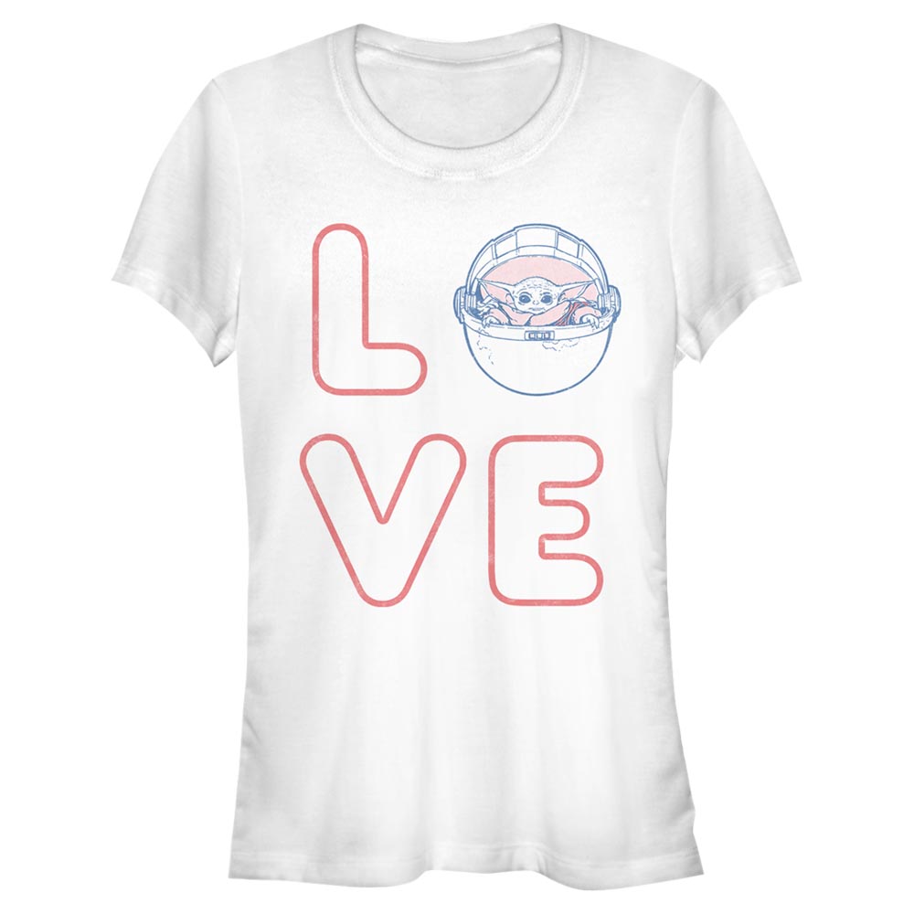 Star Wars - The Mandalorian - Grogu Love Stacked - Valentine's Day - Femme T-shirt