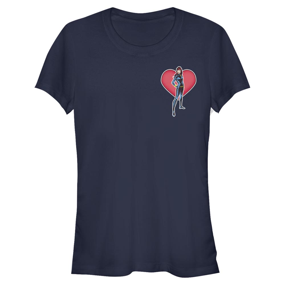 Marvel - Avengers - Black Widow Heart - Femme T-shirt