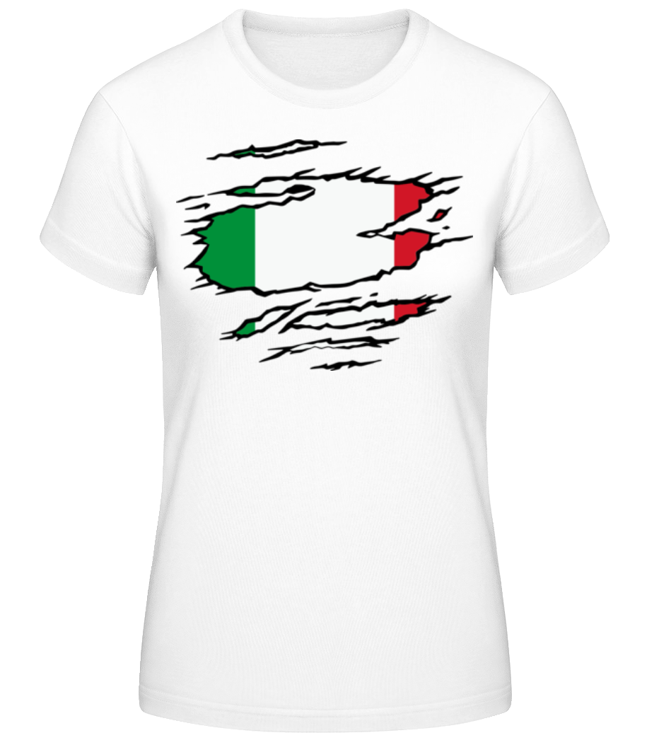 Drapeau Déchiré D'Italie · T-shirt standard Femme