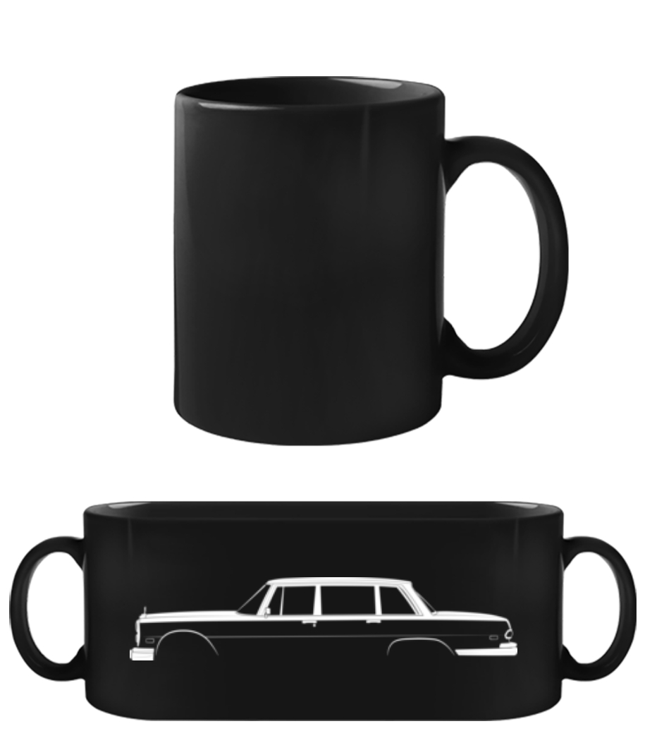 'Mercedes-Benz 600' Silhouette · Tasse Noire