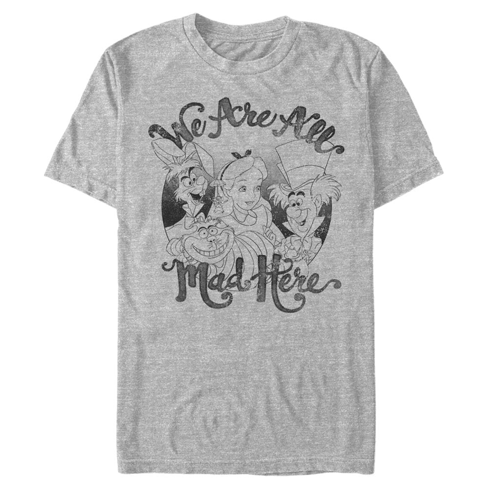Disney - Alice aux pays des merveilles - Photo de groupe All Mad Here - Homme T-shirt