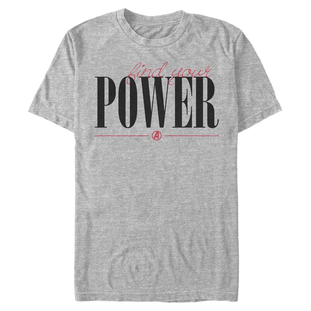 Marvel - Avengers - Texte Power Script - Homme T-shirt